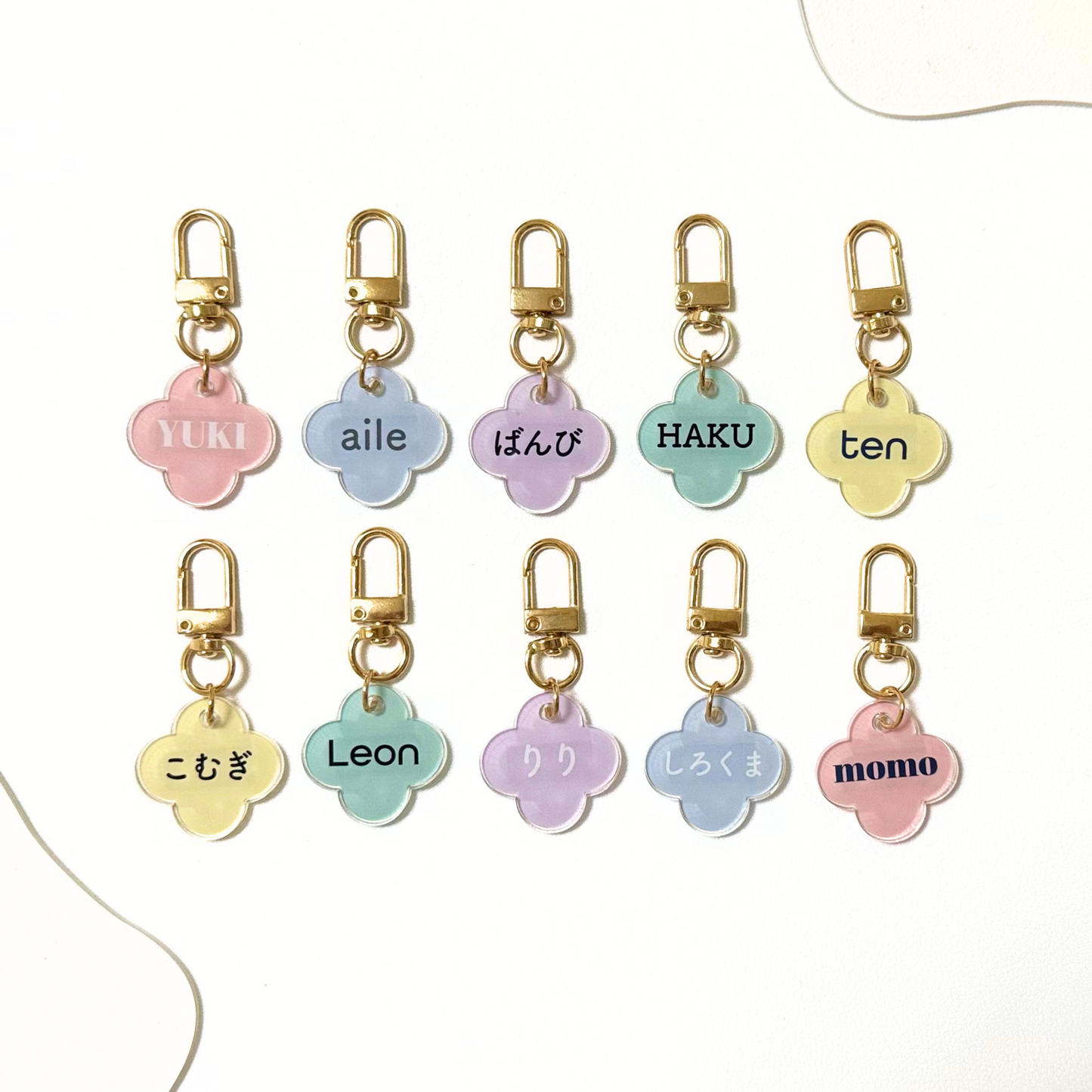omamori charm – フラワー〈ペールカラー〉