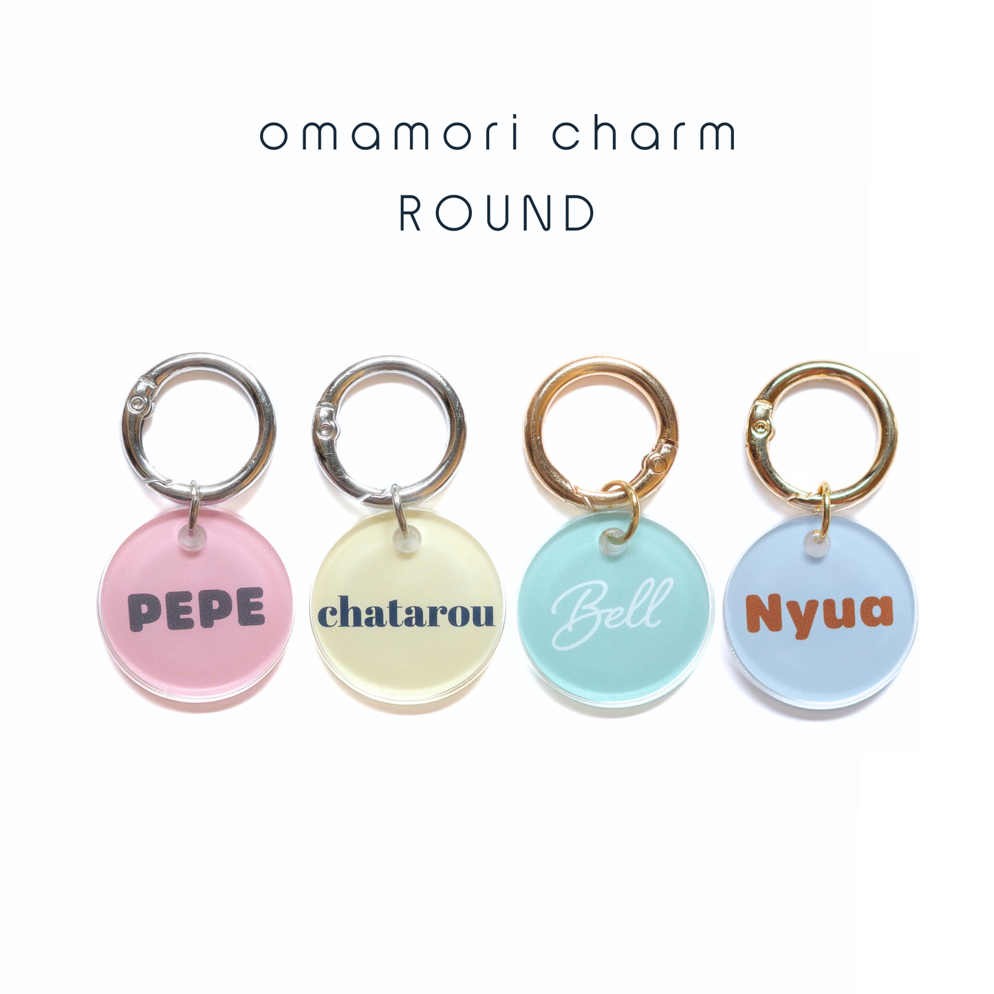 omamori charm – ラウンド〈ペールカラー〉
