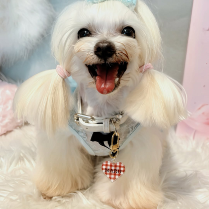 omamori charm – ハート〈ギンガムチェック〉