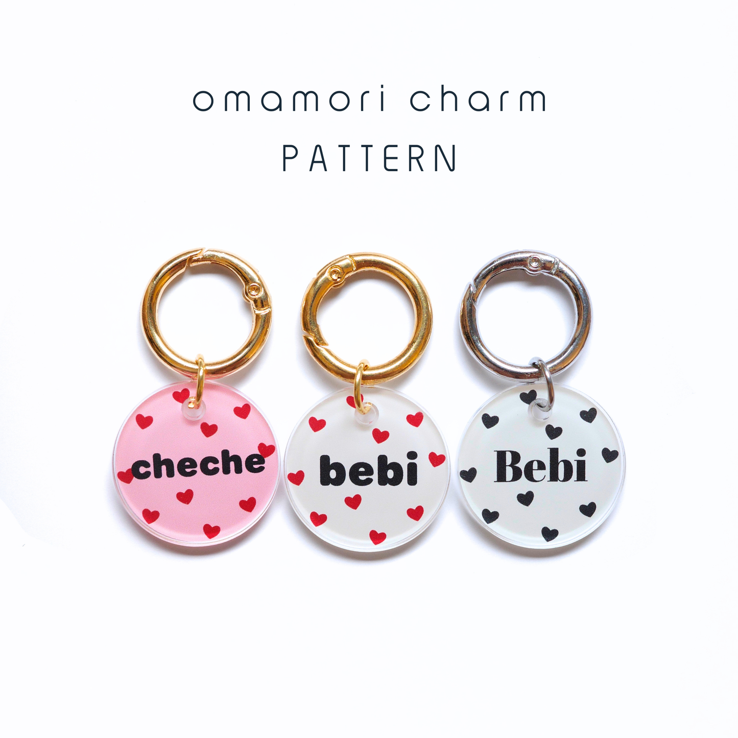 omamori charm – パターン〈はーと〉