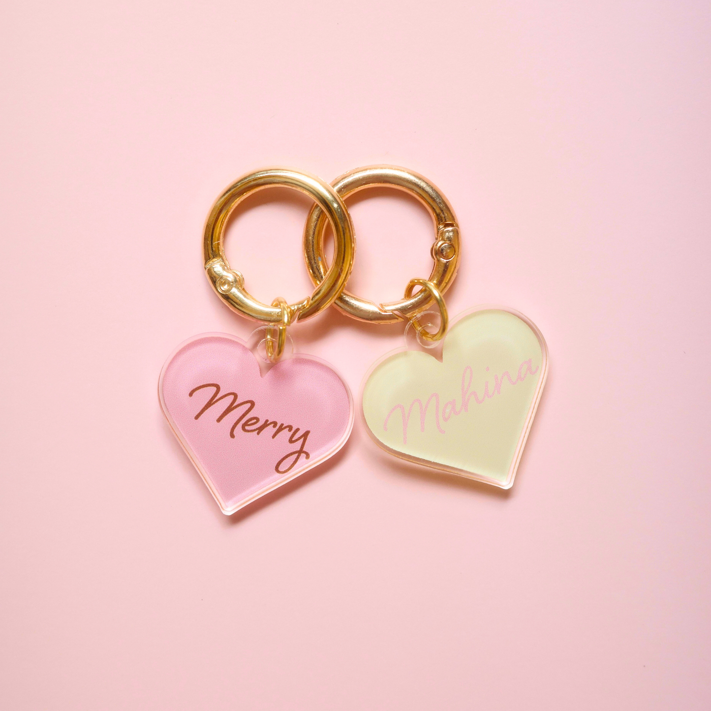 omamori charm – ハート〈ペールカラー〉