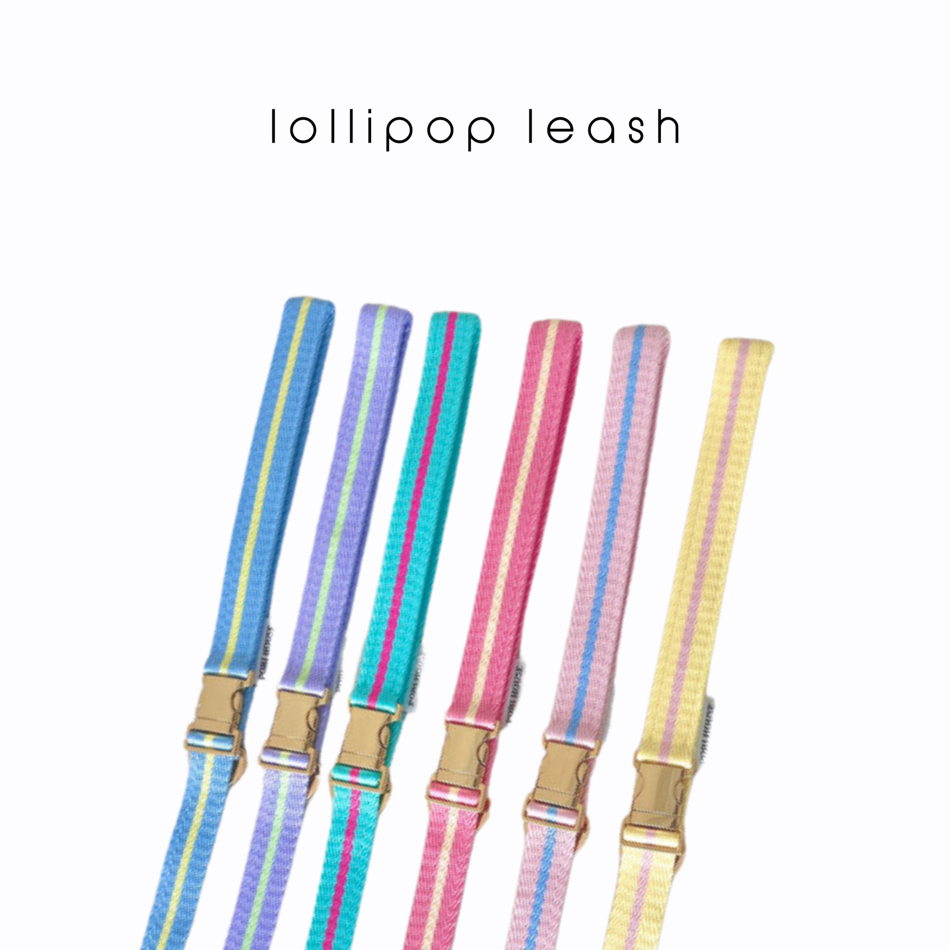 瑠璃福犬ペア 3タイプ×3つの長さから選べる 犬用リード PORI HOUSE lollipop leash