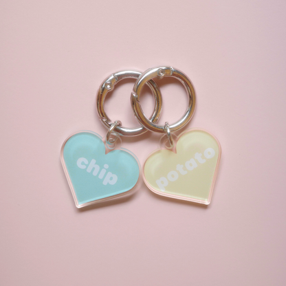 omamori charm – ハート〈ペールカラー〉