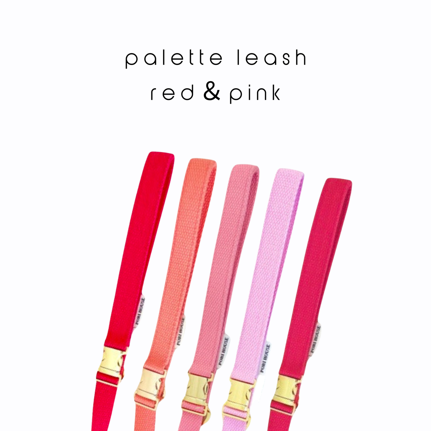 palette leash〈ピンク・レッド系〉