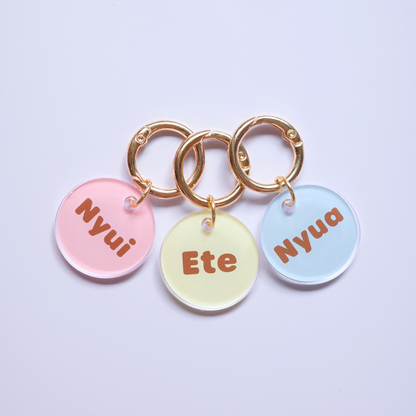 omamori charm – ラウンド〈ペールカラー〉