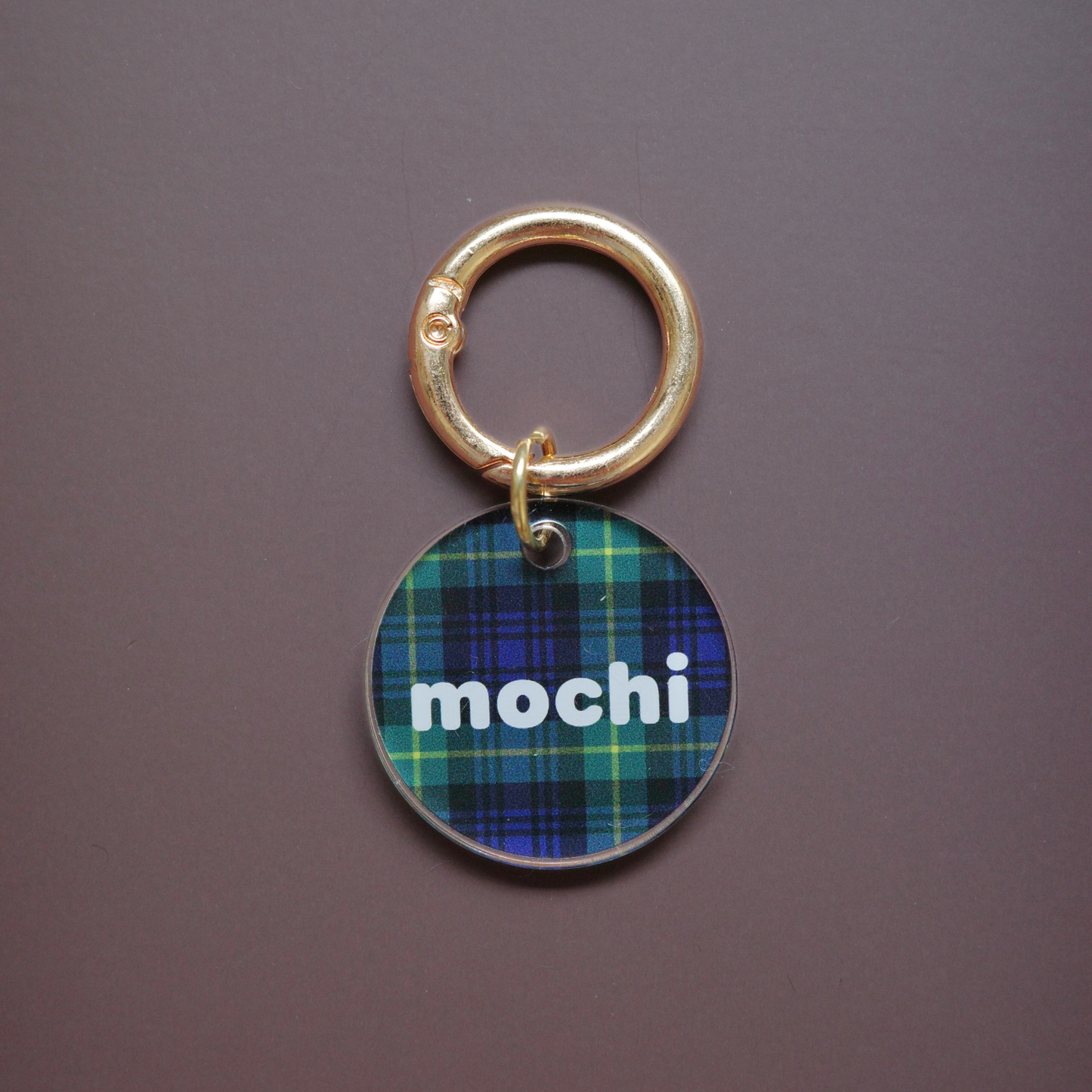 omamori charm – ラウンド〈チェック〉