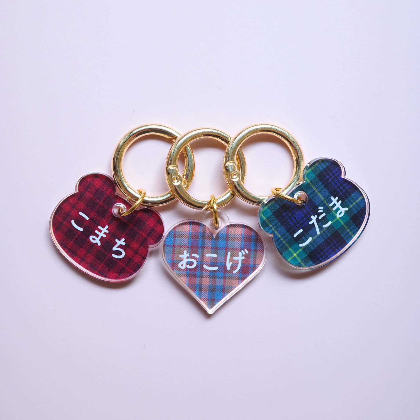 omamori charm – くま〈チェック〉