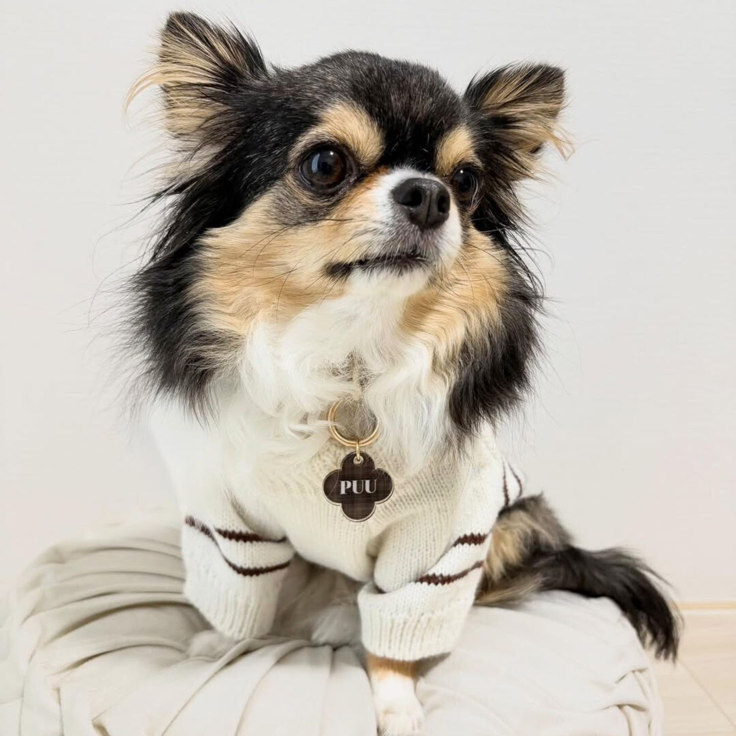 omamori charm – フラワー〈チェック〉