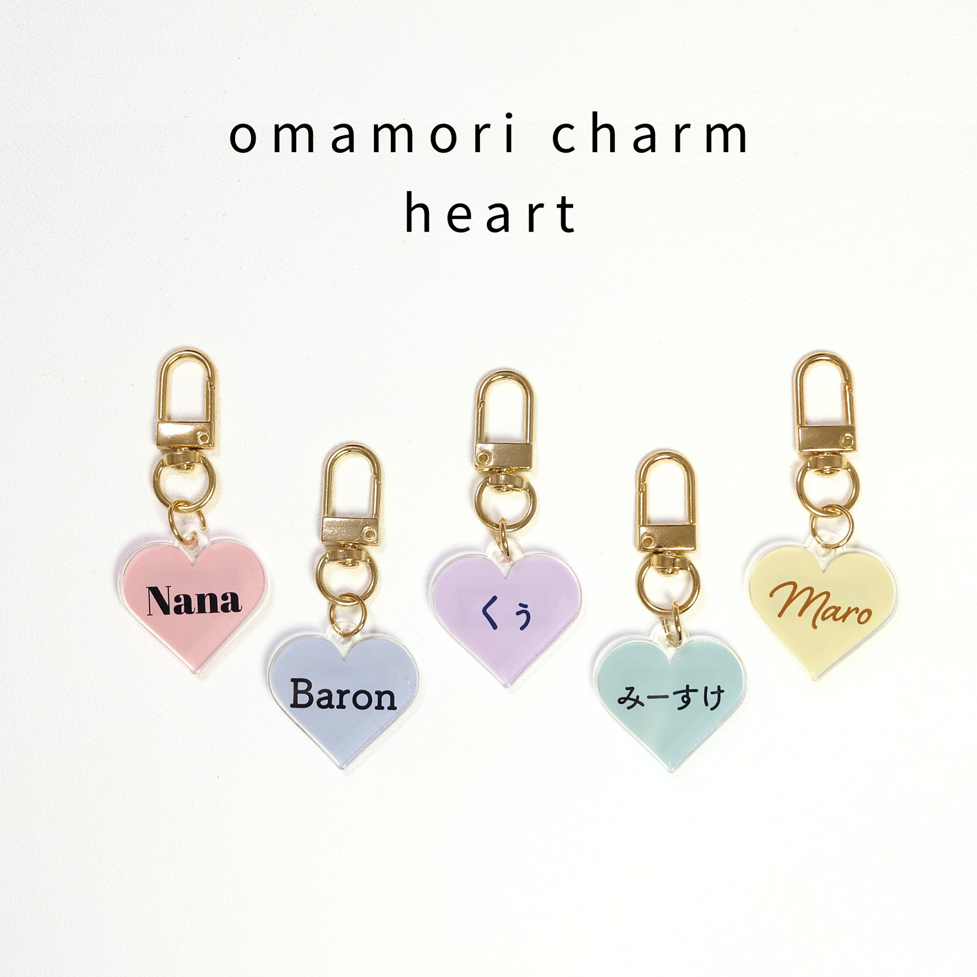 パラパラカラーチョコページ　名入れチャーム、フルオーダー含む5点 パラパラカラーチョコページ 名入れチャーム、フルオーダー含む5